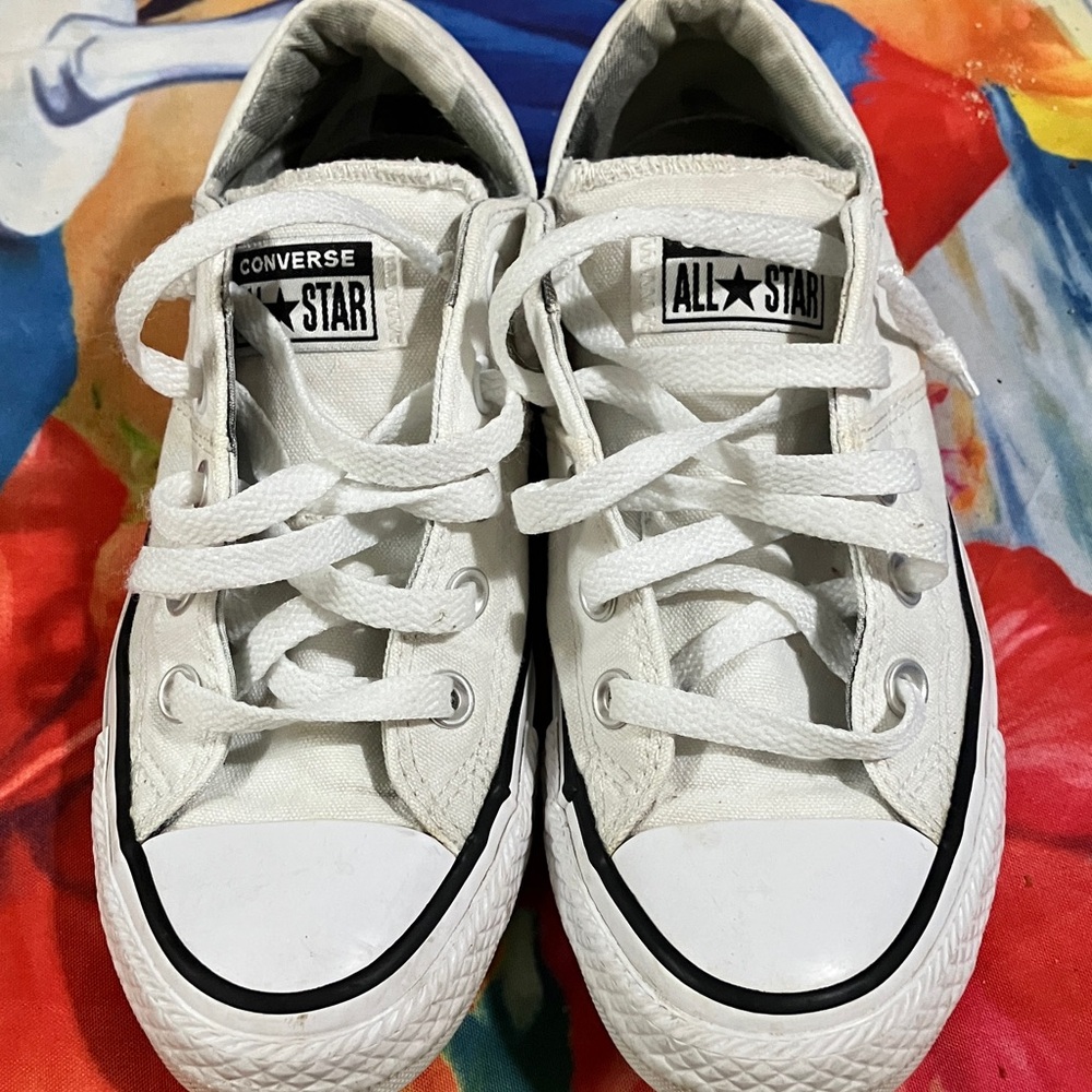 Converse Kids All Star White Sneakers